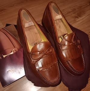 Mens Allen Edmonds Woodstock Kiltie Loafer Chestnut